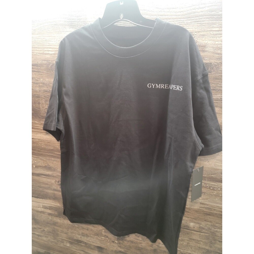 Gymreapers Black Violent Faith  Graphic Logo Crew Neck T-Shirt Men Medium New